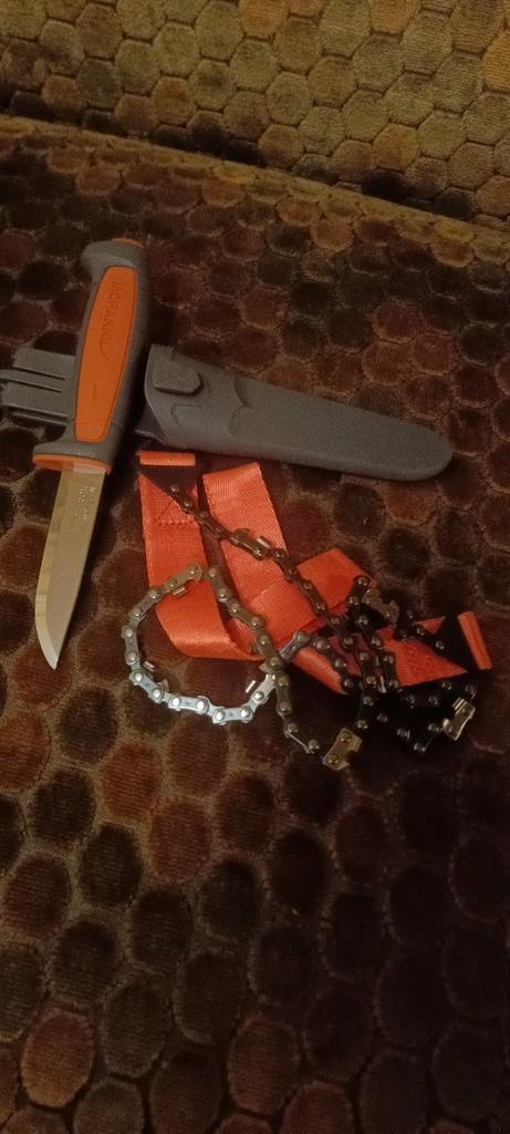 Bushcraft Survivalset met Mora mes en kettingzaag, Tuin en Terras, Hand-tuingereedschap, Nieuw, Overige soorten, Ophalen of Verzenden