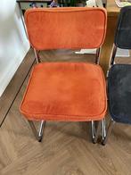 Vintage Corduroy Stoelen - Set van 5, Ophalen, Overige kleuren, Zo goed als nieuw, Vier
