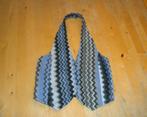 Leuk blauw gilet vest maat 134 (K339), Ophalen of Verzenden, Zo goed als nieuw, Jongen of Meisje, Trui of Vest