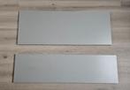 Twee PLANKEN met PLANKDRAGERS te koop in aluminium kleur, Ophalen, Zo goed als nieuw