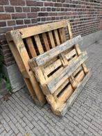 Houten Pallets - 2 stuks, Doe-het-zelf en Verbouw, Kratten en Dozen, Ophalen, Gebruikt, 100 cm of meer, Minder dan 35 cm