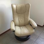 Verstelbare Stressless Fauteuil Leer, Ophalen, Gebruikt, 50 tot 75 cm, Leer