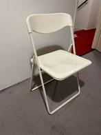 5x klapstoelen wit | Utrecht, Huis en Inrichting, Stoelen, Ophalen, Zo goed als nieuw, Wit, Vijf, Zes of meer stoelen