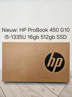 Nieuw: Hp ProBook 450 15,6 inch G10 i5-1335U 16gb 512gb SSD, Intel Core i5-1335U, Met videokaart, Hp Probook 450 10, Nieuw