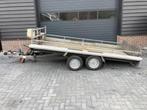 Machinetransporter oprijwagen aanhanger aanhangwagen 3500 kg, Auto diversen, Aanhangers en Bagagewagens, Gebruikt