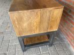 Tv-dressoir 160 cm breed mangohout en metaal  speciale prijs, Huis en Inrichting, Kasten | Ladekasten, 1 of 2 laden, Tv-dressoir 160 cm breed mangohout en metaal  speciale prijs