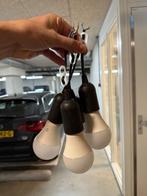 4x OK fitting met LED lamp peer, 30 tot 60 watt, Led-lamp, Zo goed als nieuw, E27 (groot)