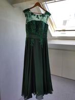 Prachtige groene feestjurk, maat 36/krappe 38, Galajurk, Ophalen of Verzenden, Zo goed als nieuw, Maat 36 (S)