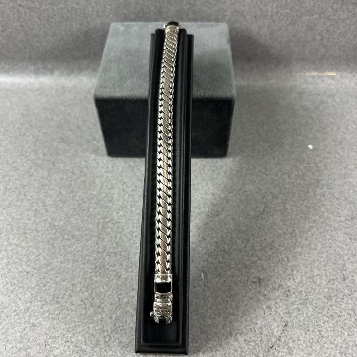 Zilveren Armband Buddha to Buddha BEN XS Onyx 19cm | 391316, Sieraden, Tassen en Uiterlijk, Armbanden, Gebruikt, Zilver, Zilver