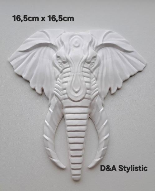 Beeldje Olifant voorzijde (schilderen, Dotten), Hobby en Vrije tijd, Schilderen, Nieuw, Ophalen of Verzenden