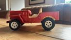 Vintage jeep rood Kuifje, Verzenden, Gebruikt