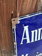 Zwaar, groot, dik geëmailleerd gebold bord Kreis-Sparkasse., Verzamelen, Merken en Reclamevoorwerpen, Ophalen, Reclamebord, Gebruikt