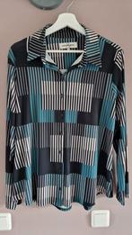 Andcowoman Blouse - Geometrisch Patroon, ANDCOWOMAN, Zwart, Maat 46/48 (XL) of groter, Ophalen of Verzenden