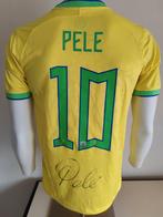 Pele gesigneerd Brazilië shirt met Certificaat van echtheid, Ophalen of Verzenden, Nieuw, Buitenlandse clubs, Shirt