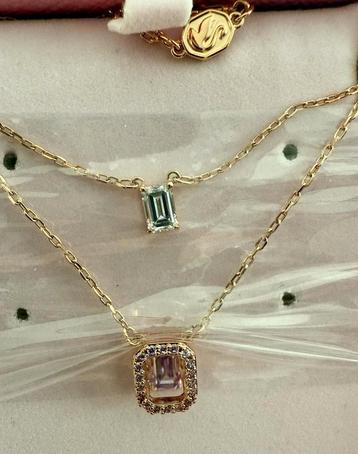 Swarovski Dubbele Ketting - Pura/Ros beschikbaar voor biedingen