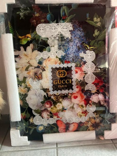 Gucci Paris Bloemen Print - Nieuw!, Huis en Inrichting, Woonaccessoires | Schilderijen, Tekeningen en Foto's, Nieuw, Print, 50 tot 75 cm