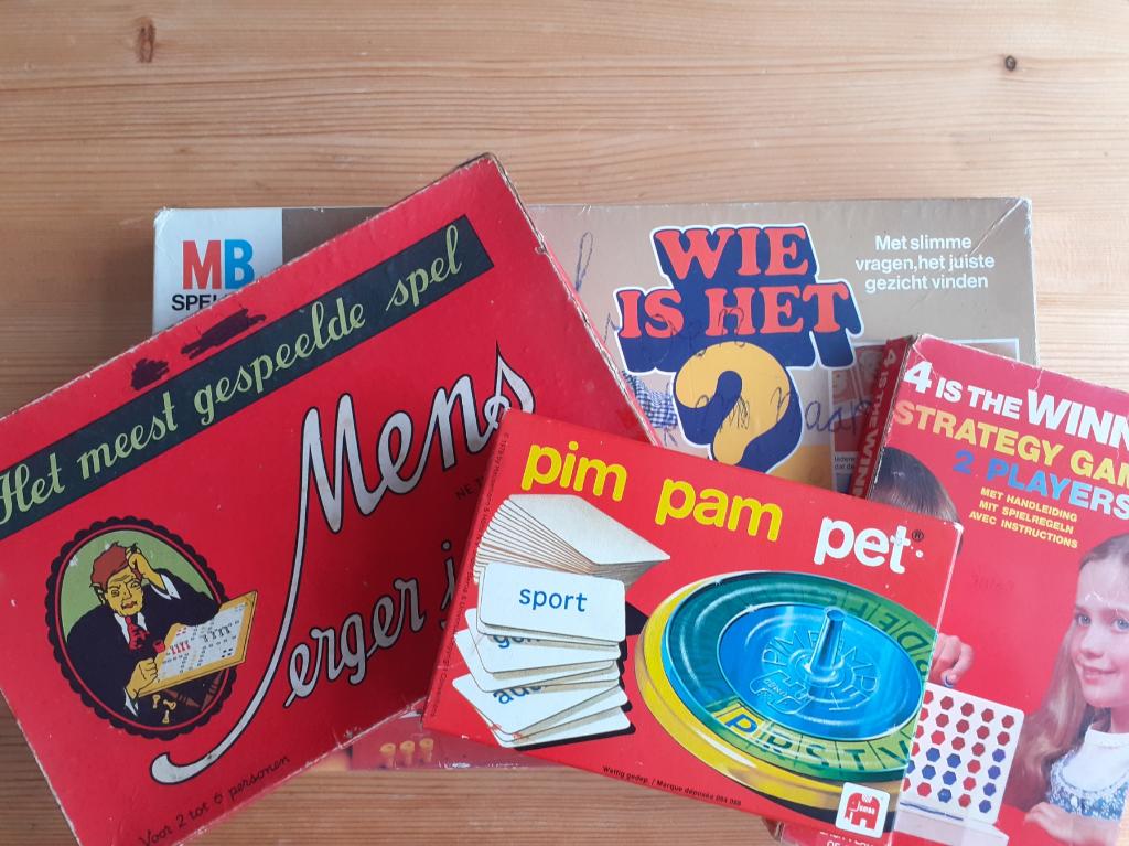 Diverse spelletjes voor oud en vooral jong. 4 stuks., Ophalen, Gebruikt