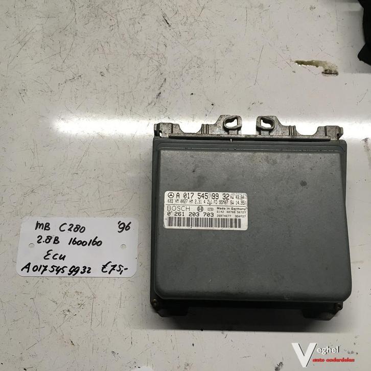 Mercedes C280   2.8 Benzine  1996   1600160  ECU A 017 545 9, Auto-onderdelen, Elektronica en Kabels, Gebruikt, Ophalen of Verzenden