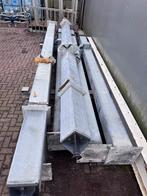 6x Stalen koker 250x250x6mm gegalvaniseerd / verzinkt, Doe-het-zelf en Verbouw, Metalen, Ophalen, DBT, DBT, IJzer