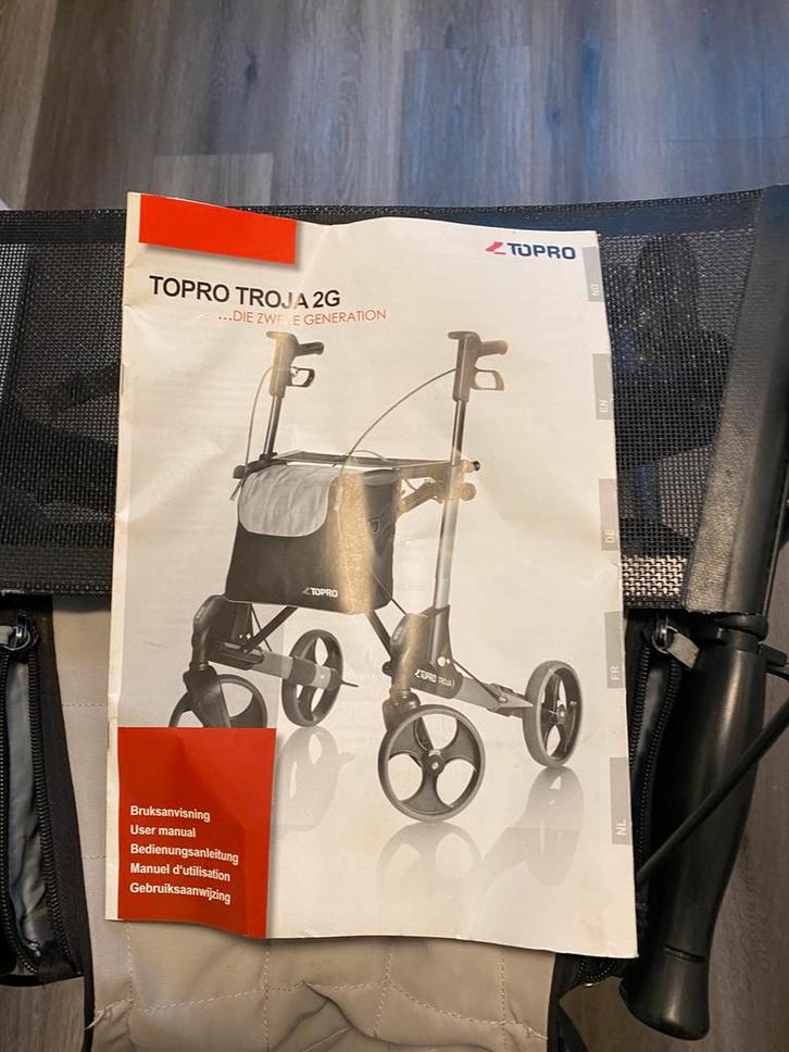 Topro Troja Rollator het bekende Noorse Rollator, Diversen, Rollators, Zo goed als nieuw, Ophalen of Verzenden