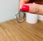 Oorbellen zilverkleurig met parels / anna+nina, Sieraden, Tassen en Uiterlijk, Oorbellen, Ophalen of Verzenden