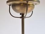 Vintage art deco bol hanglamp schoollamp koper glas ‘20, Huis en Inrichting, Lampen | Hanglampen, N, Art deco vintage, Ophalen of Verzenden