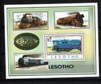 lesotho 1993 pf blok treinen spoorwegen railroad trains, Postzegels en Munten, Postzegels | Thematische zegels, Treinen, Ophalen of Verzenden