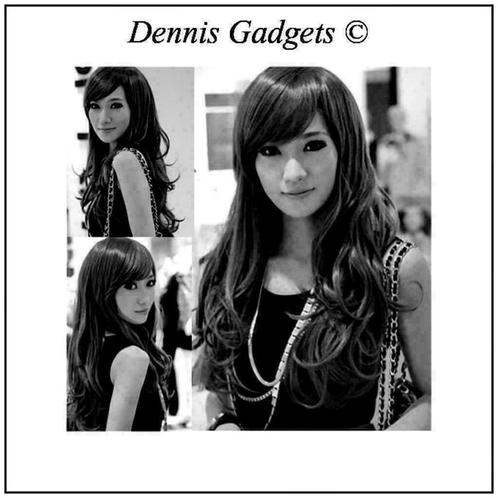 Dennis Gadgets:Damespruik lang lichtbruin of zwart nr.21/22, Sieraden, Tassen en Uiterlijk, Uiterlijk | Haarverzorging, Nieuw