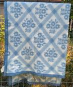 Acryl deken,blauw,wit,als nieuw,bedsprei,180x220,plaid, Ophalen of Verzenden, Zo goed als nieuw