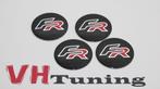 Seat FR wielnaaf stickers 56,5MM Aluminium/rood/zwart 4 stuk, Ophalen of Verzenden