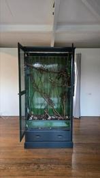 Groot Terrarium, Dieren en Toebehoren, Reptielen en Amfibieën | Toebehoren, Ophalen, Gebruikt, Terrarium of Paludarium