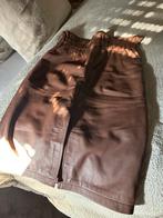 Ibana leren rok - Maat 36, Kleding | Dames, Rokken, Bruin, Ophalen of Verzenden, Zo goed als nieuw, Knielengte