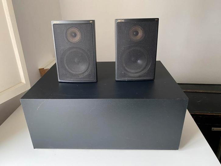 Compacte Jamo S3 luidsprekers, Audio, Tv en Foto, Luidsprekers, Gebruikt, Front, Rear of Stereo speakers, 60 tot 120 watt, Jamo