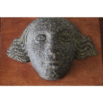 Joop van Kralingen Steen op Hout Sculptuur Beeld beschikbaar voor biedingen