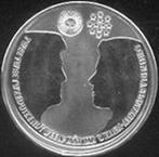 Nederland 10 euro Huwelijk Willem Alexander en Maxima 2002, Postzegels en Munten, Munten | Nederland, Zilver, Euro's, Ophalen of Verzenden