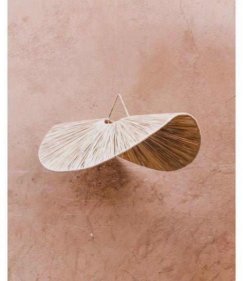 Hanglamp rafia, Huis en Inrichting, Lampen | Hanglampen, Nieuw, 50 tot 75 cm, Overige materialen, Ophalen of Verzenden