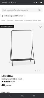 Kledingrek - Jysk LYNGDAL zwart, Ophalen of Verzenden, Zo goed als nieuw