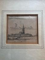 Gravure Hoogwoud - A. Zeeman fecit, Antiek en Kunst, Ophalen of Verzenden