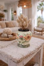 Handbeschilderde Houten Vaas – Ibiza Boho Style, Overige materialen, Overige kleuren, Ophalen of Verzenden, Zo goed als nieuw