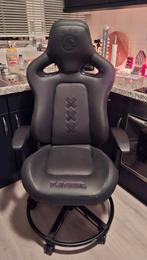 Gamestoel/ bureaustoel Ajax chique zwart, Huis en Inrichting, Ophalen of Verzenden