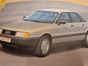1990 Nederlands dikke Audi 80 handleiding instructieboekje  beschikbaar voor biedingen