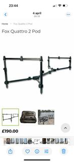 Fox Quattro rod pod zgan, Watersport en Boten, Hengelsport | Karpervissen, Ophalen of Verzenden, Zo goed als nieuw, Overige typen