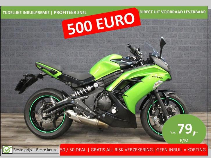 KAWASAKI ER 6 F (bj 2014) Slechts 25 dznd km! ER6F, Motoren, Motoren | Kawasaki, Bedrijf, Sport, Minimaal motorrijbewijs A2