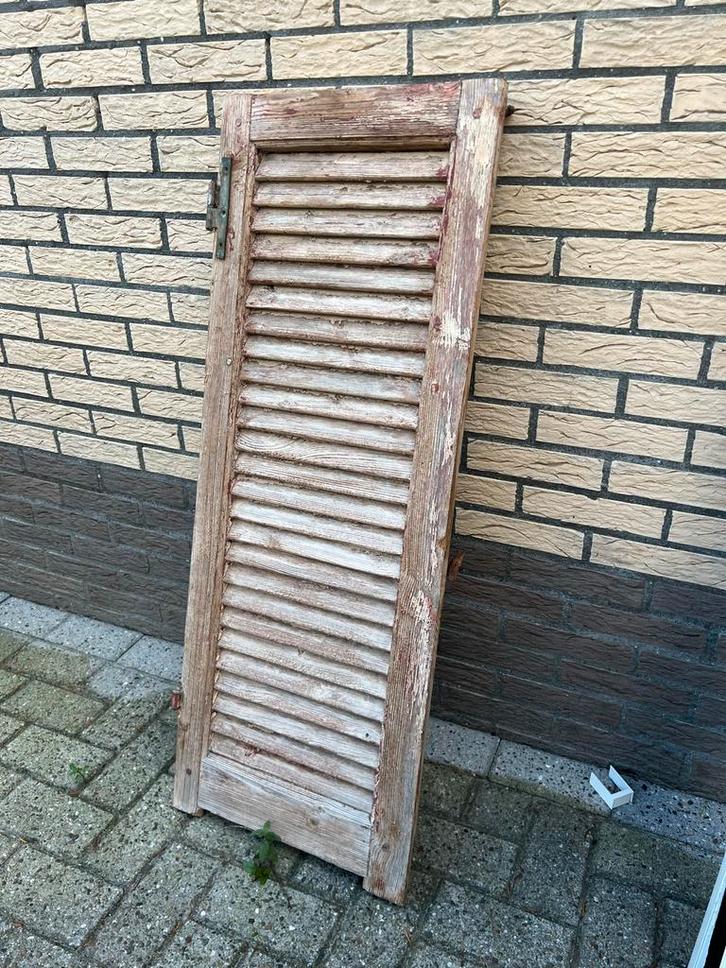 Oude Houten Luik - Decoratie voor Raam, Antiek en Kunst, Antiek | Overige Antiek, Ophalen