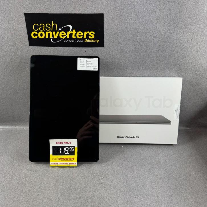 Samsung Galaxy Tab A9+ 5G | 64GB | 4GB | 395237, Computers en Software, Android Tablets, Nieuw, Wi-Fi en Mobiel internet, 10 inch
