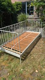 Totaalbed en matras 200x 90 cm, Ophalen, 90 cm, Eenpersoons, Wit