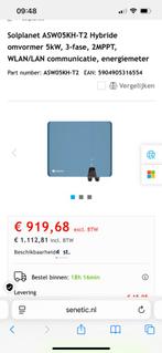 Hybride omvormer solplanet nieuw in doos, Ophalen of Verzenden, Zo goed als nieuw, Overige typen