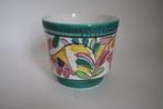 vintage bloempot Weser Keramik Veckerhagen handgeschilderd, Rond, Binnen, Ophalen of Verzenden, Zo goed als nieuw