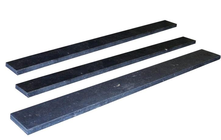 dorpels Belgisch Hardsteen 105x9x2 cm gezoet / facet, Doe-het-zelf en Verbouw, Plinten en Afwerking, Nieuw, Overige typen, Hardsteen