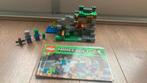 Lego Minecraft 21141 de zombiegrot, Ophalen, Gebruikt, Complete set, Lego